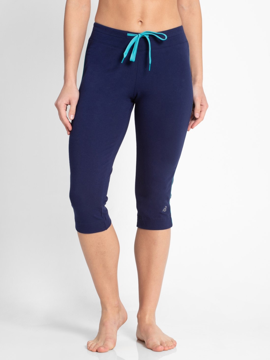 

Jockey Women Imperial Blue & J Teal Knit Capri -  - 1390