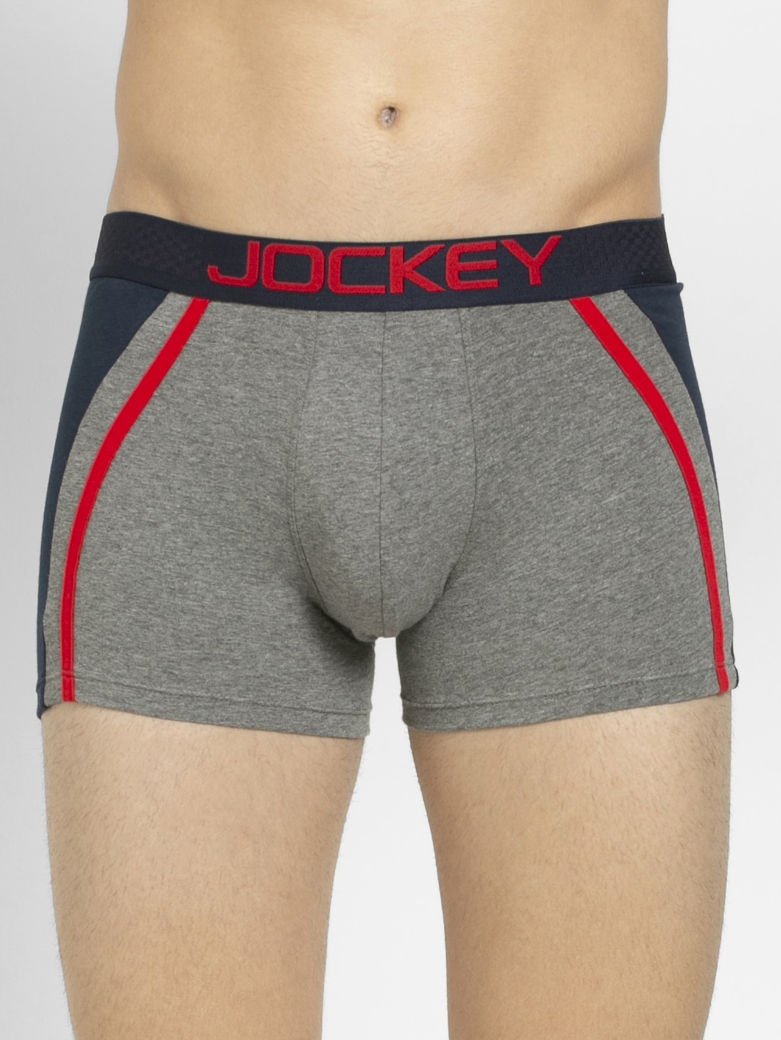 

Jockey Men Mid Grey Melange Fashion Trunk -  - US21