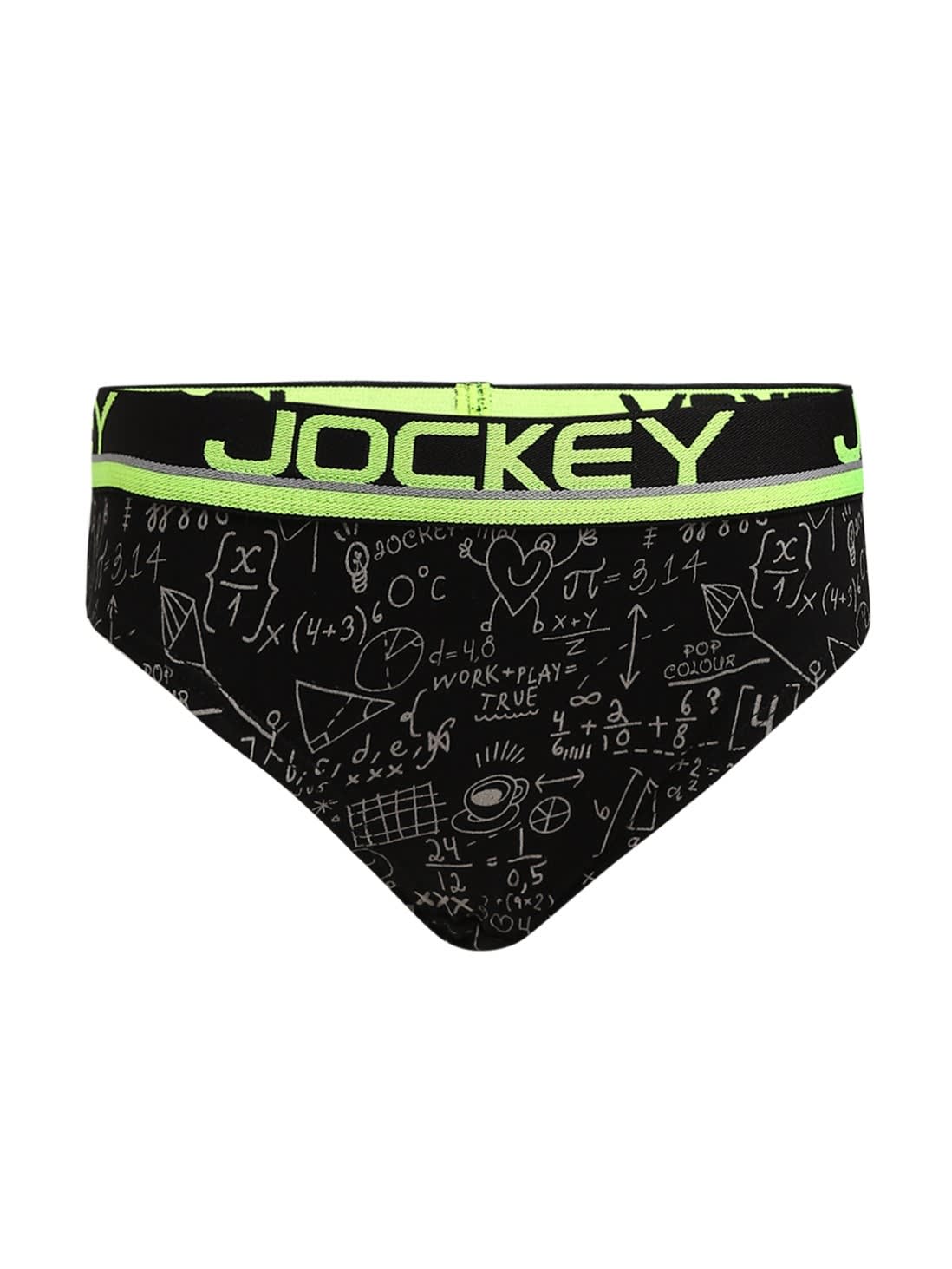 Buy Assorted Color & Prints Boys Briefs with Exposed Elastic Waistband
