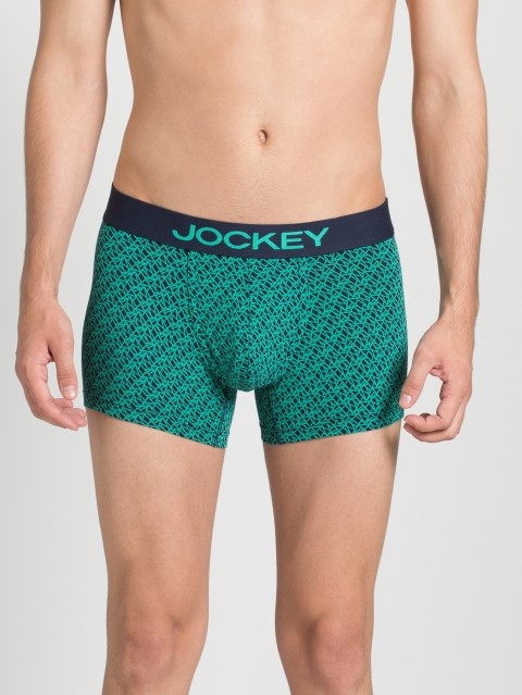 jockey men's printed trunks