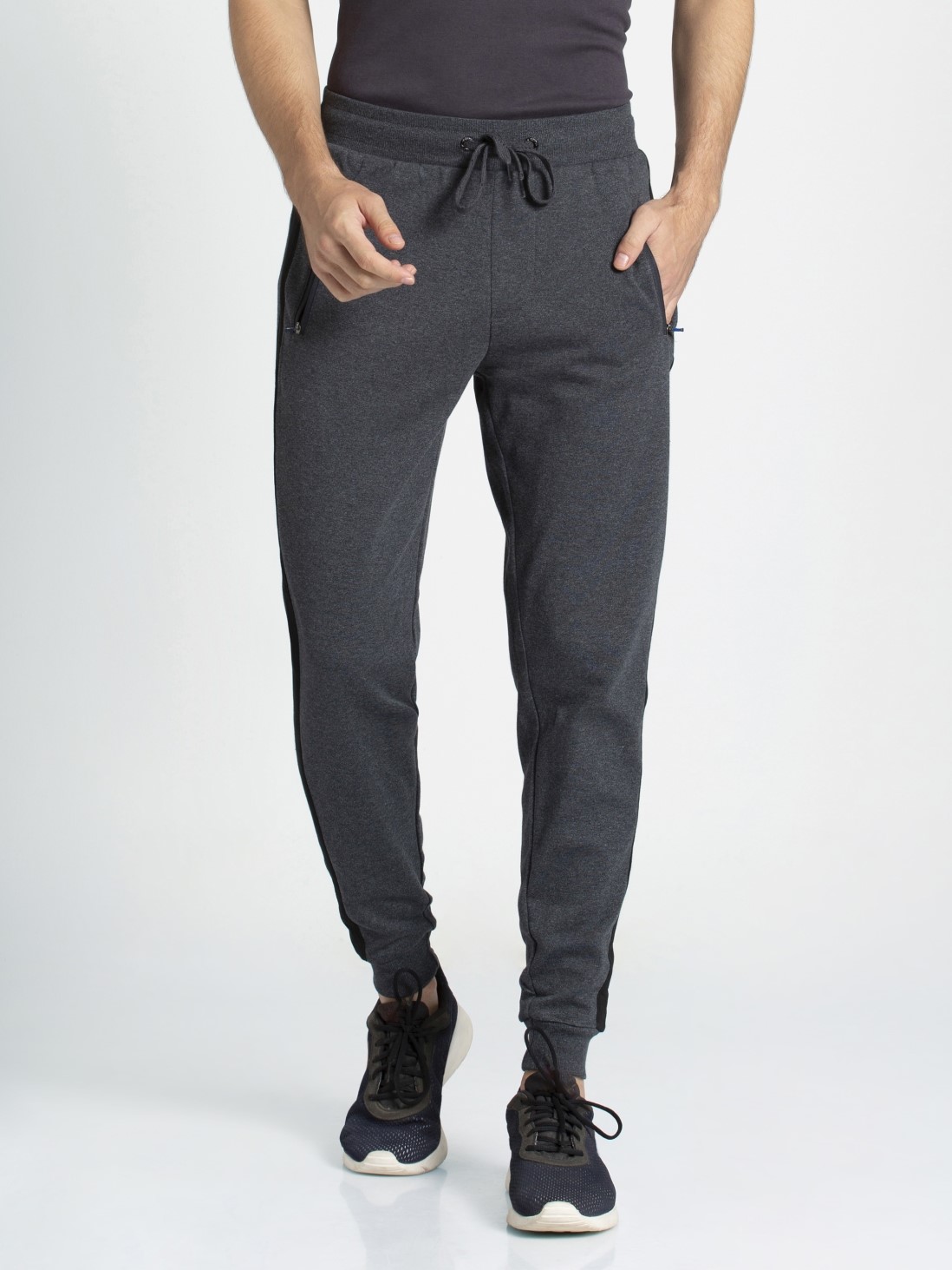 

Jockey Men True Black Melange & Black Jogger -  - AM71