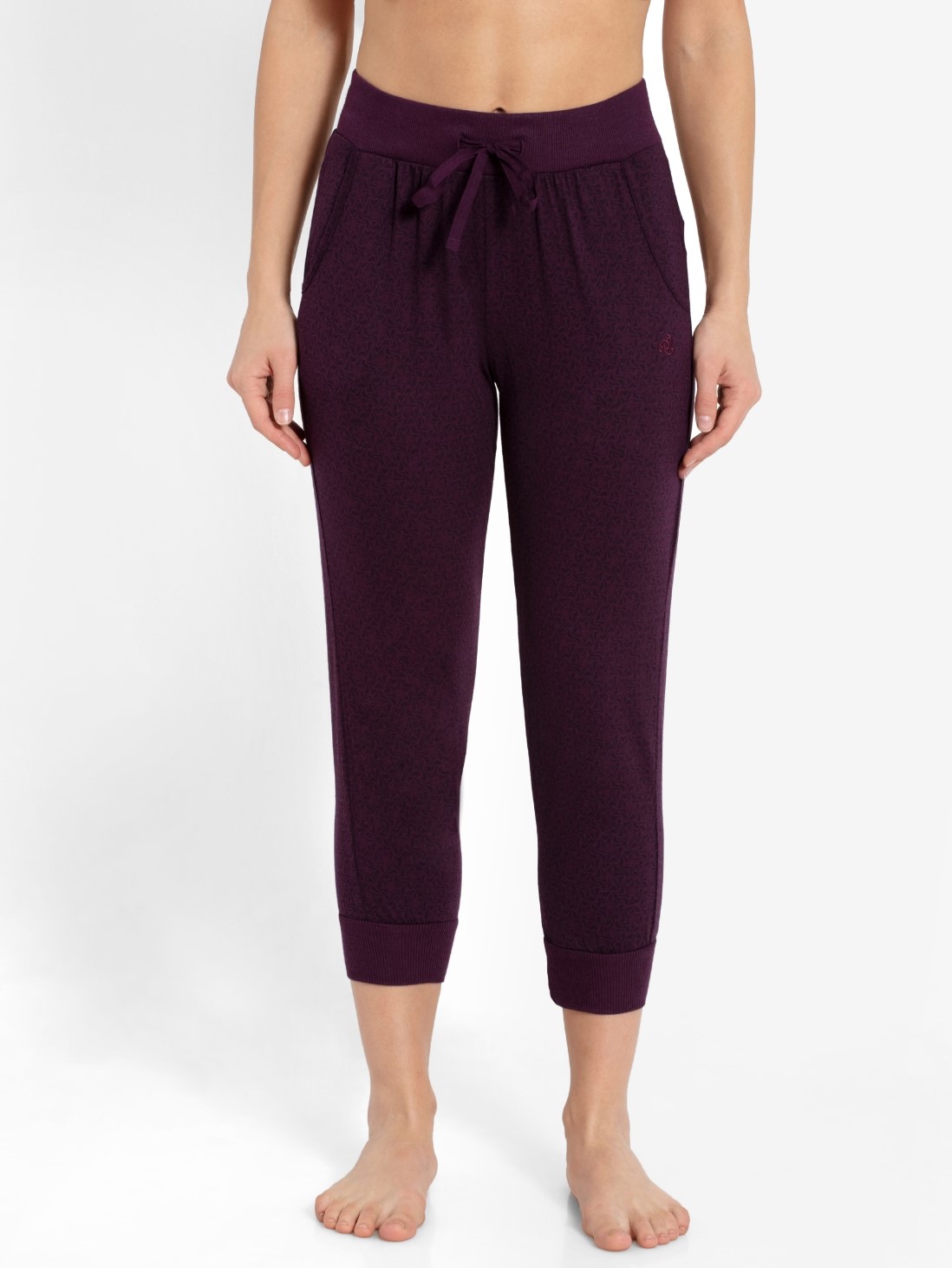 

Jockey Women Purple Wine Slim Fit Capri -  - RX08