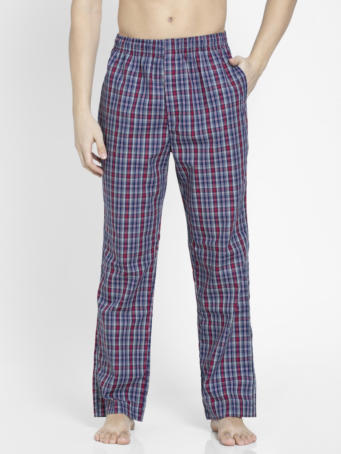 

Jockey Men Navy & Red Check282 Pyjama -  - 9009, Grey