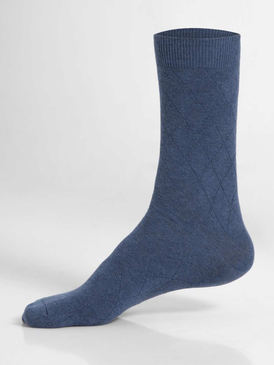

Jockey Men Denim Melange Des2 Calf Length Socks -  - 7098, Blue