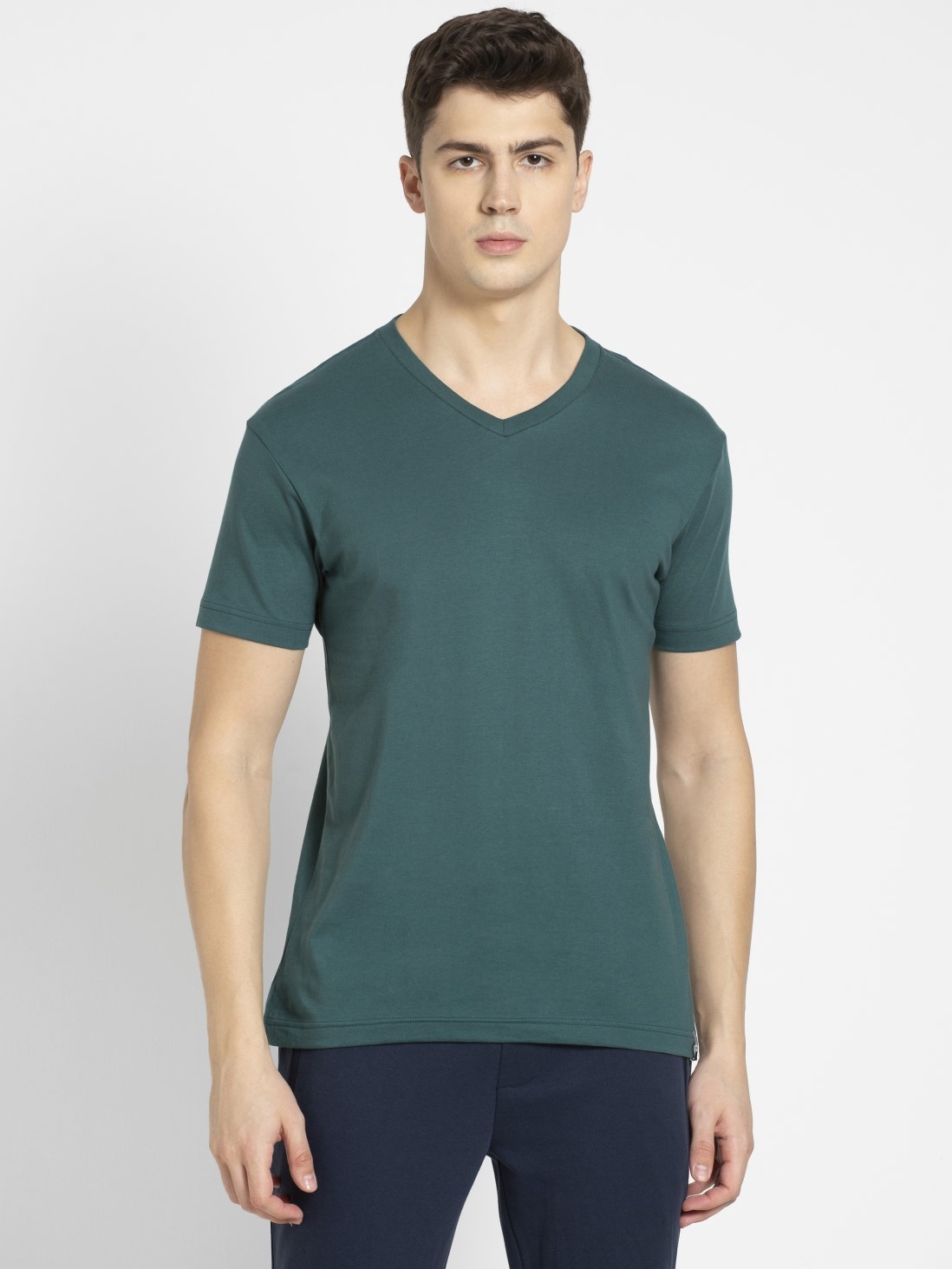 

Jockey Men Pacific Green V-Neck T-shirt -  - 2726