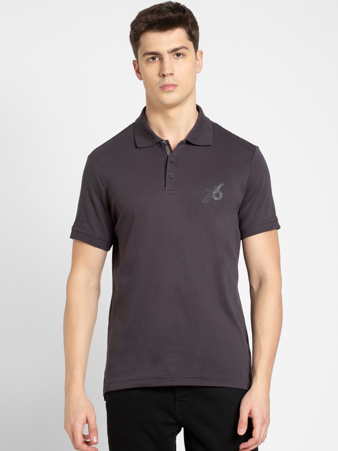 

Jockey Men Graphite Sport Polo T-Shirt -  - 3911, Grey