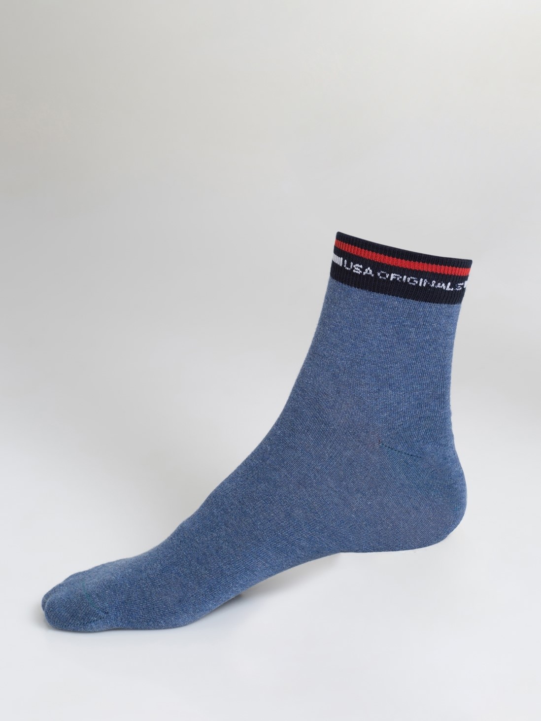 

Jockey Men Ink Blue Grindle Ankle Socks -  - 7004