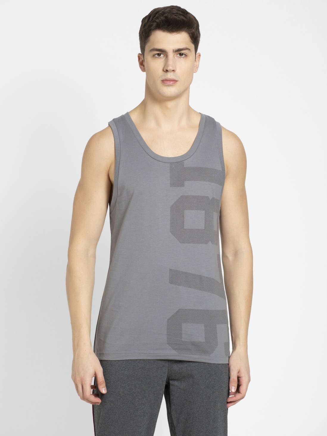 

Jockey Men Performance Grey Tank Top -  - 9928