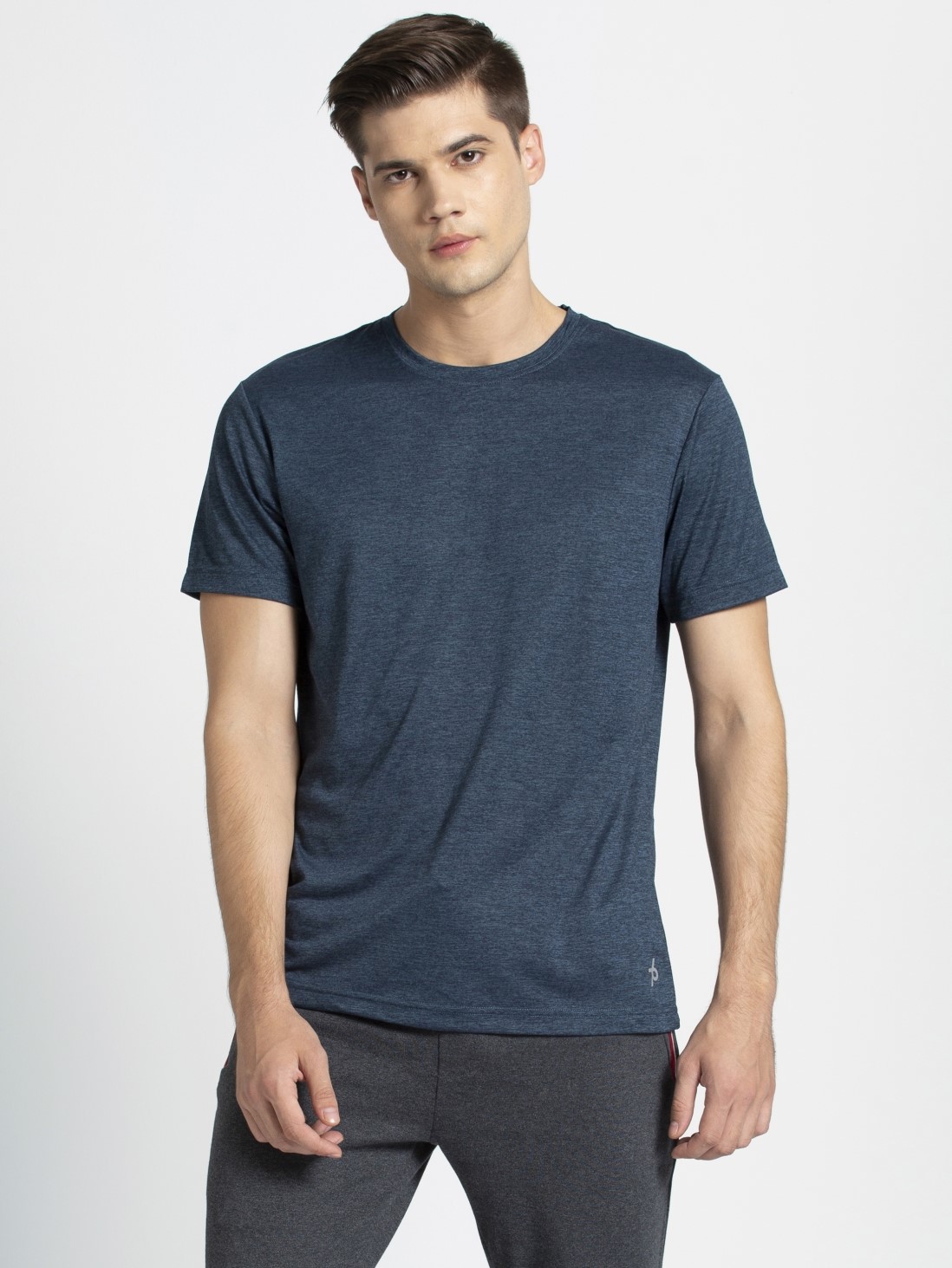 

Jockey Men Navy Melange T-Shirt -  - MV03, Blue