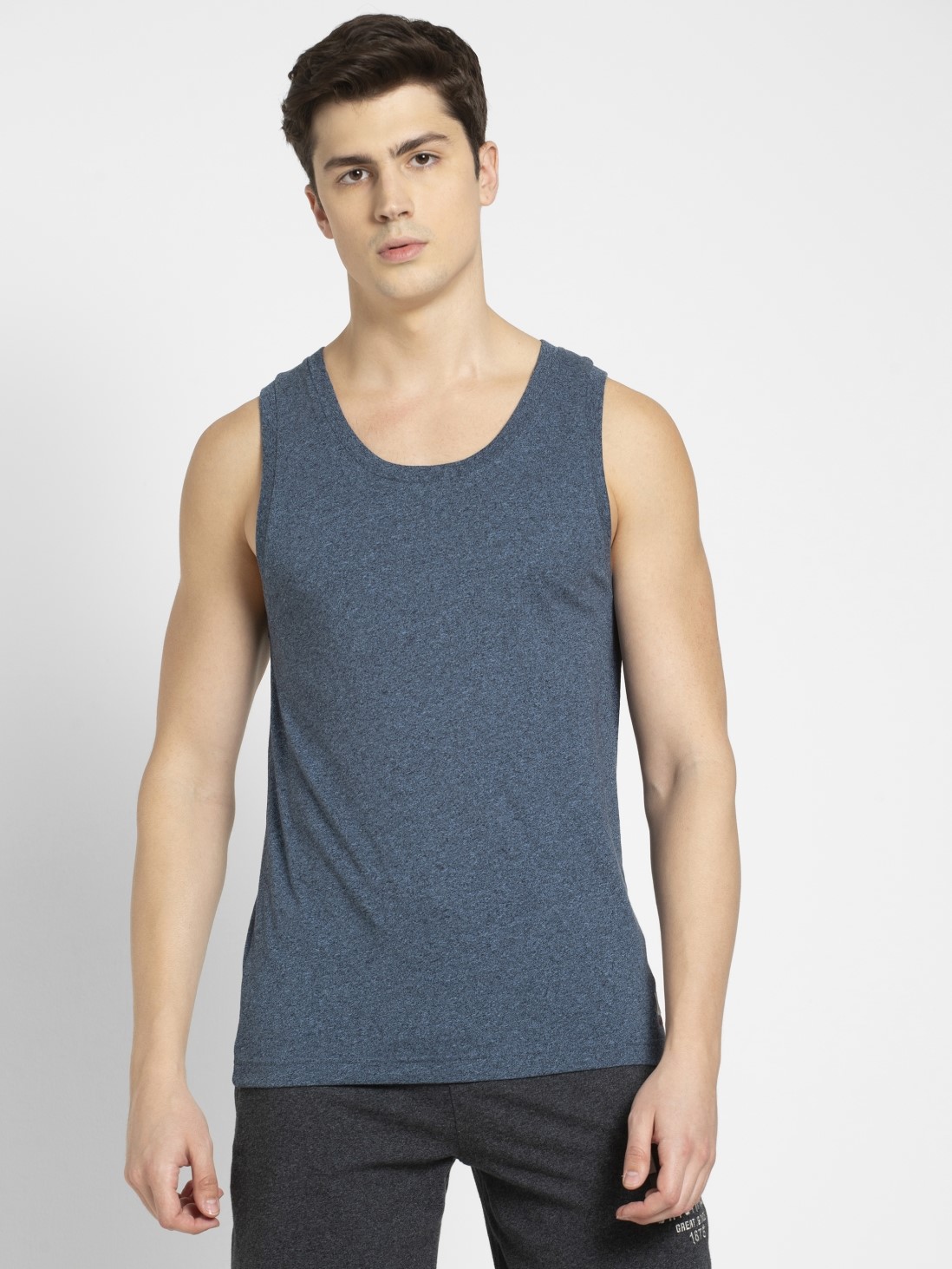 

Jockey Men Navy Grindle Tank Top -  - UM16, Blue