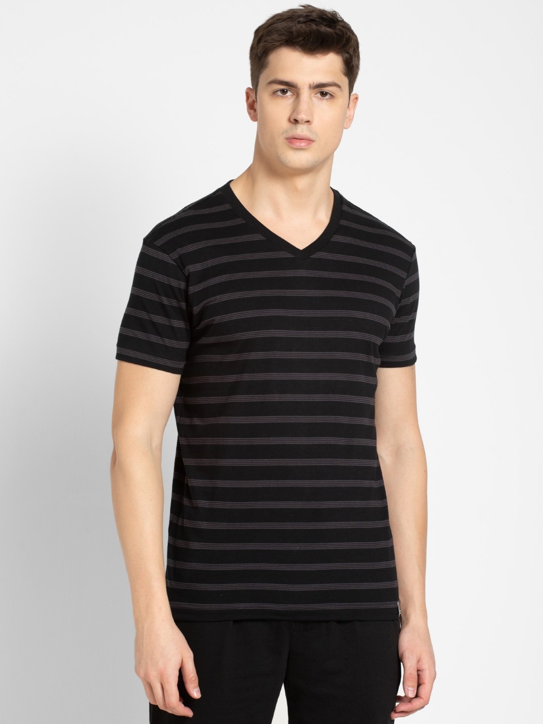 

Jockey Men Graphite & Black T-Shirt -  - AM51, Grey