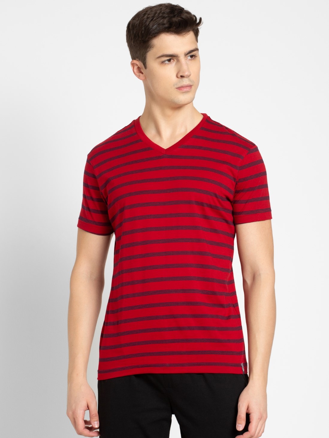 

Jockey Men Navy & Shanghai Red T-Shirt -  - AM51, Blue