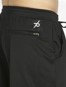 Men's Polyester Stretch Straight Fit Solid Shorts with Pockets and Stay Fresh Treatment - Black