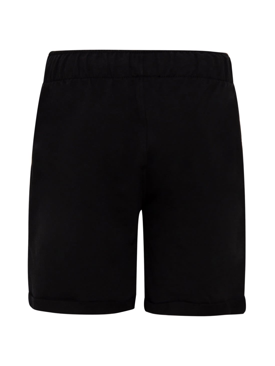 Buy Black Regular Fit Shorts for Boys with Side Pocket & Drawstring for ...