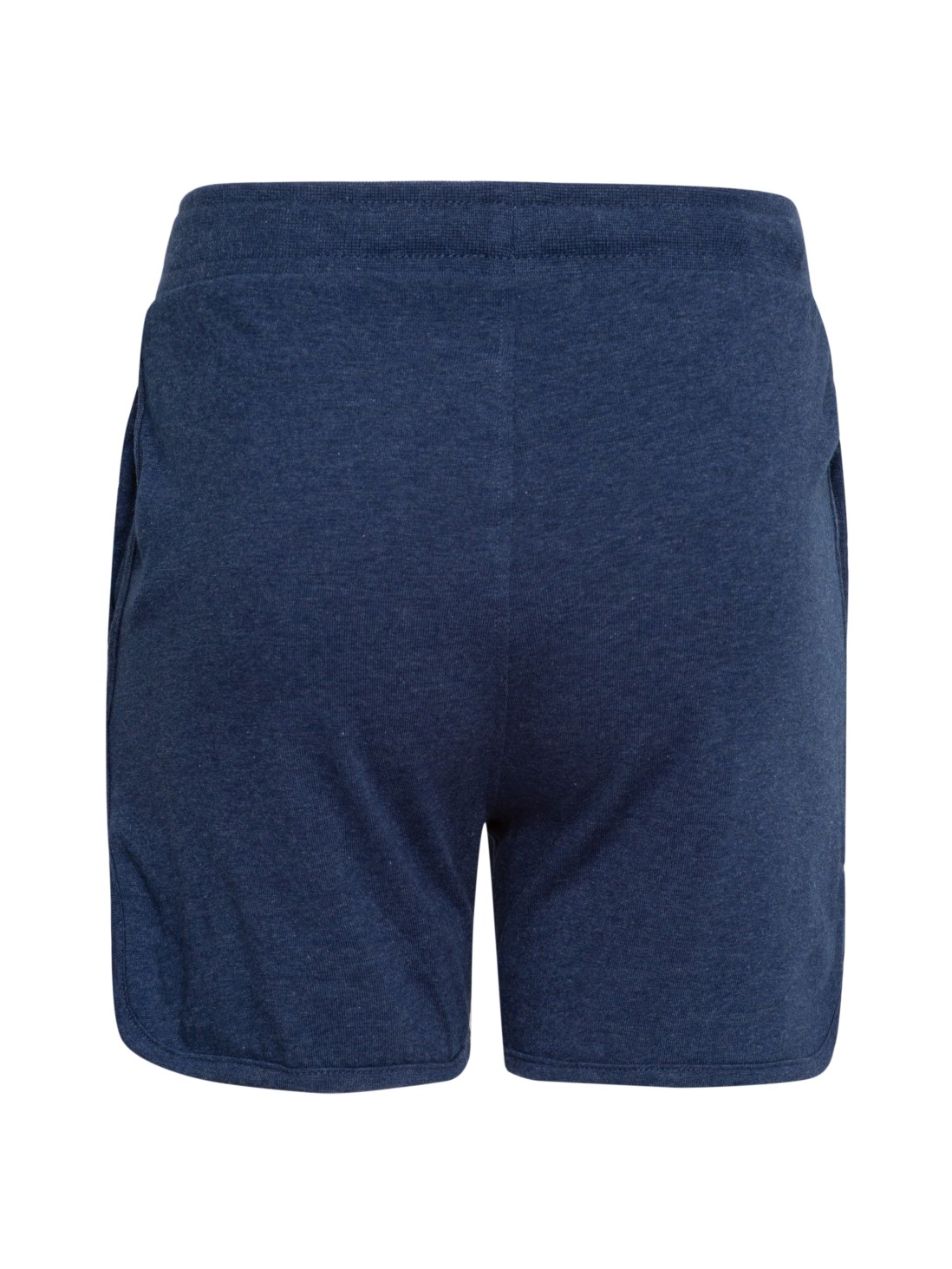 Buy Medieval Blue Melange Shorts for Girls with Side Pocket ...