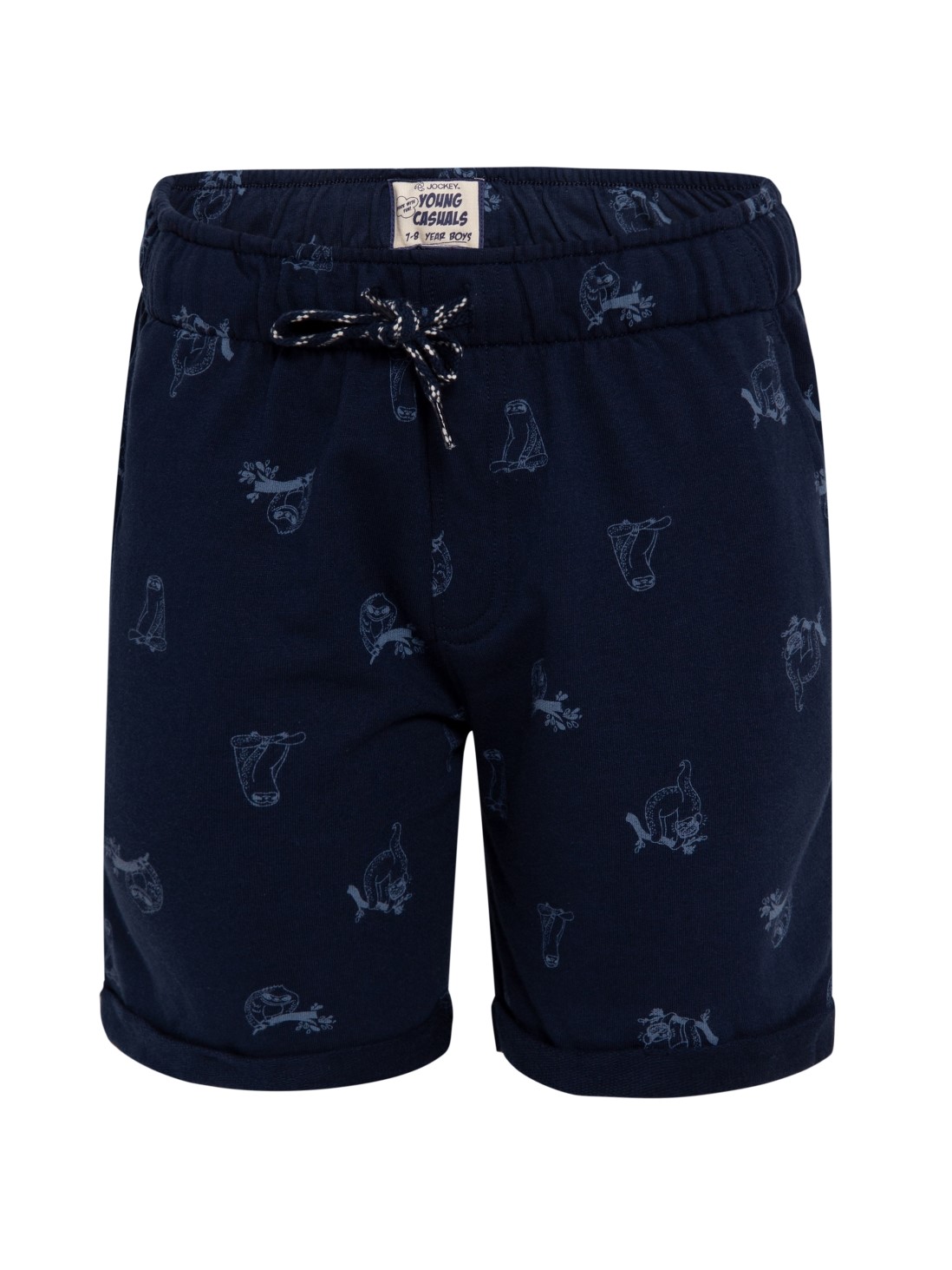 

Jockey Boys Navy Printed Shorts -  - CB03, Blue