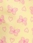 Girl's Super Combed Cotton Relaxed Fit Printed Shorts with Side Pockets - Pale Banana Printed