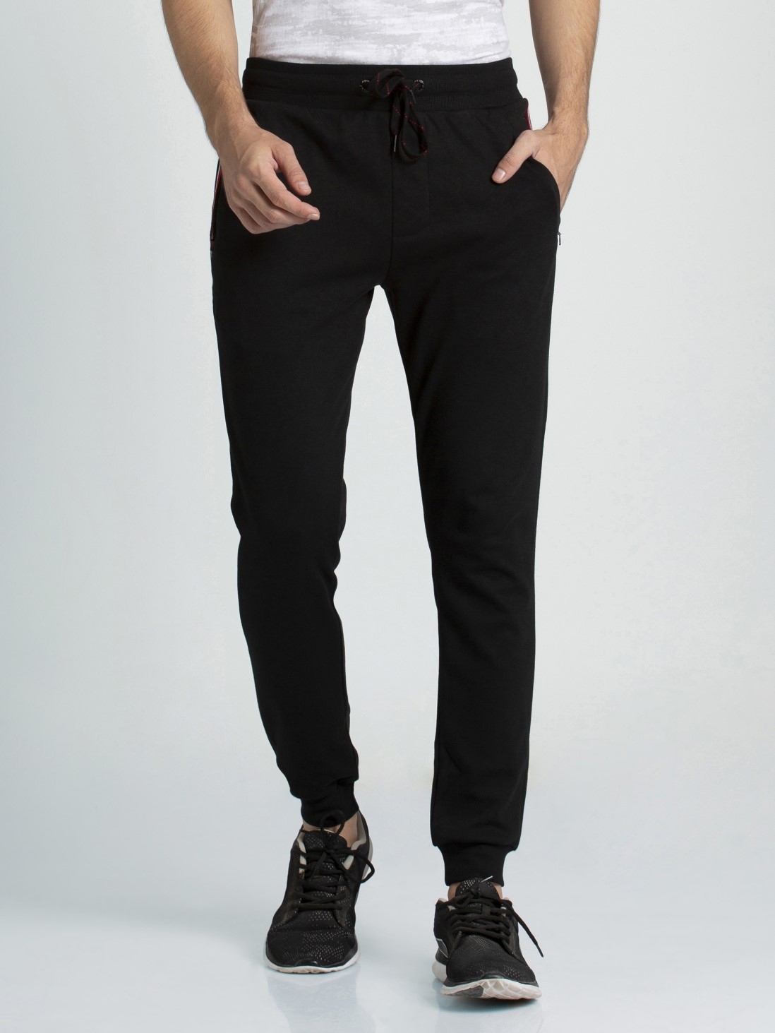 jockey black track pants