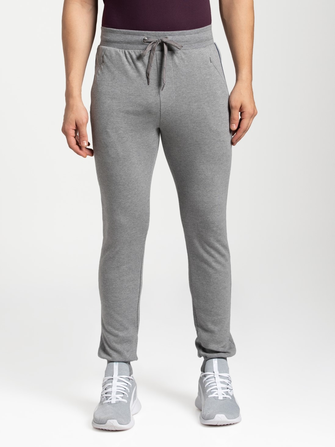 

Jockey Men Mid Grey Melange Jogger -  - AM70