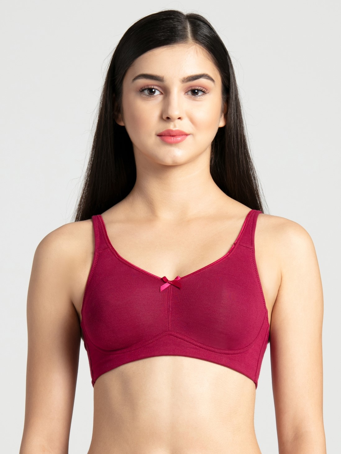 

Jockey Women Beet Red Moulded Cup Firm support Bra -  - FE41