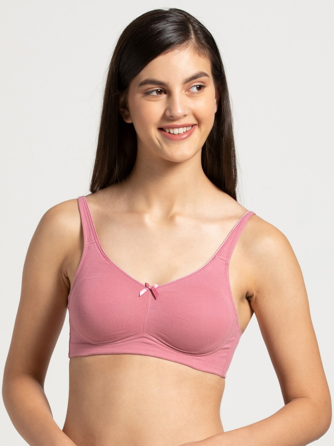 

Jockey Women Heather Rose Moulded Cup Firm support Bra -  - FE41, Pink