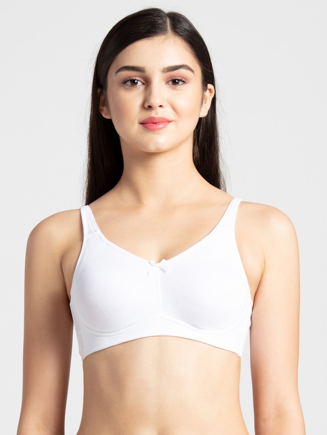 

Jockey Women White Moulded Cup Firm support Bra -  - FE41